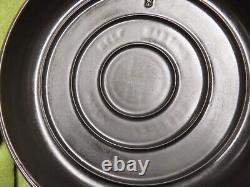 Griswold No. 8 Cast Iron Dutch Oven Lid, 1288, Button Lgo, Self bast'gGD+? 2.25