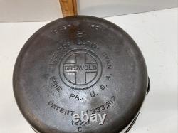 Griswold No. 8 Cast Iron Dutch Oven With Self Basting Lid