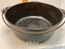 Griswold No. 8 Cast Iron Dutch Oven With Self Basting Lid