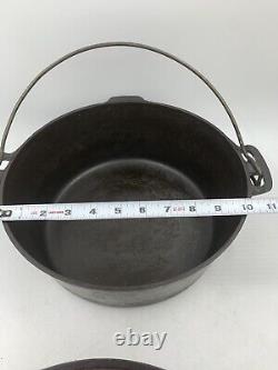 Griswold No 9 Tite Top Baster Cast Iron Dutch Oven with Lid