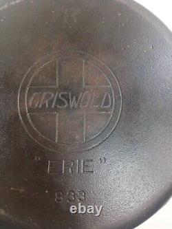 Griswold Slant Logo Cast Iron Dutch Oven, No. 8 Glass Lid