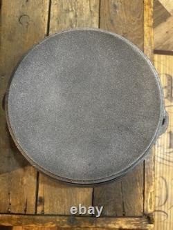 HTF Sportsman Cast Iron Dutch Oven with Lid
