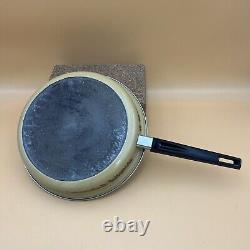 Hendlers Pointerware Enamel Dutch Oven Floral Design MCM Vintage Enamelware Set