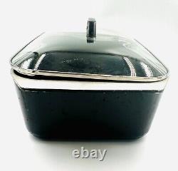 KF Kitchen Fair Cast Aluminum Black 15 Rectangular Dutch Oven Roaster Lid Vtg