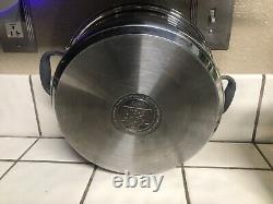 KITCHEN CHARM 6 Quart Dutch Oven W Lid 5PLY T304 Stainless Steel Royal Prestige