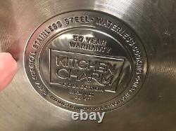 KITCHEN CHARM 6 Quart Dutch Oven W Lid 5PLY T304 Stainless Steel Royal Prestige