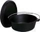 King Kooker 16 Qt. Seasoned Cast Iron Dutch Oven With Cast Iron Lid, Black Ci16sa