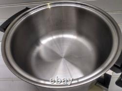 Kitchen Craft 5 Qt Electric Dutch Oven Liquid Core Stainless Slow Cooker Pan Lid