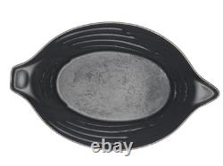 LARGE STAUB 5 qt CARMEL CAST IRON CHICKEN DUTCH OVEN ROASTER POT with LID FRANCE