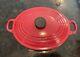 Le Creuset Red Oval 5 Quart Dutch Oven #29 In Excellent Gently Used Condition