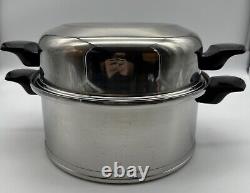 LIFETIME Cookware T304CC SS 3 Saucepans, Dutch Oven/stockpot, Steamer Pan