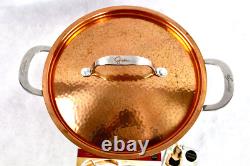 Lagostina Giada Limited Ed. 4Qt. Dutch Oven Stainless Steel/Hammered Copper Lid