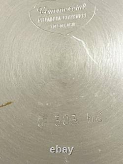 LargeCalphalon Commercial 8.5 Qt Dutch Oven Aluminum w Dome Lid Deep Casserole