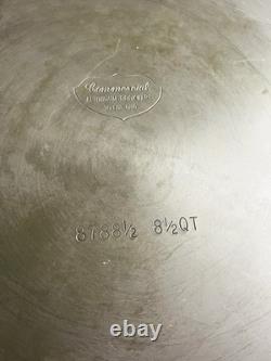 LargeCalphalon Commercial 8.5 Qt Dutch Oven Aluminum w Dome Lid Deep Casserole