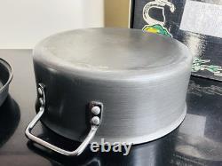LargeCalphalon Commercial 8.5 Qt Dutch Oven Aluminum w Dome Lid Deep Casserole