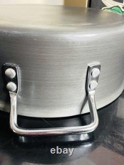 LargeCalphalon Commercial 8.5 Qt Dutch Oven Aluminum w Dome Lid Deep Casserole
