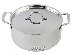 Le Chef 5-ply Stainless Steel 6 Piece Cookware Set, Clearance Sale