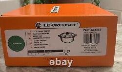 Le Creuset #18 Round Dutch Oven Tradition 2 Qt RARE COLOR Bamboo NIB R108