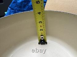 Le Creuset 24 Green Enameled Cast Iron 4.5 Qt Stockpot French Dutch Oven Pan Lid