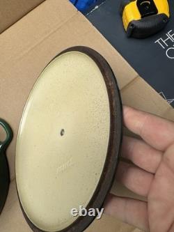 Le Creuset 24 Green Enameled Cast Iron 4.5 Qt Stockpot French Dutch Oven Pan Lid