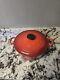 Le Creuset #24 Red Enameled Cast Iron Dutch Oven 4.5 Quarts With Lid