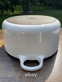 Le Creuset #24 White Enamel French DUTCH OVEN