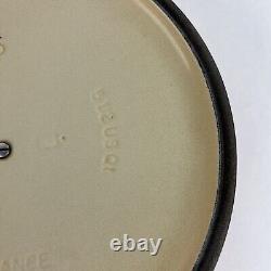 Le Creuset 26 5.5 qt Round Signature Dutch Oven Orange Enameled Cast Iron France