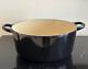 Le Creuset #26 Cast Iron Enameled 5.5 Qt Black Dutch Oven Without Lid