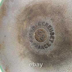 Le Creuset #26 Dutch Oven 5.5 Qt 5.3 L Forest Green withLid Enameled Cast Iron