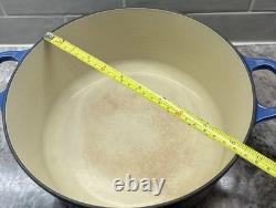 Le Creuset #26 Dutch Oven Blue 5.5 Qt VTG READ