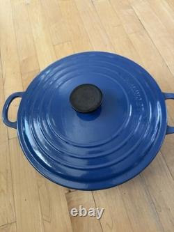 Le Creuset #26 Dutch Oven with Lid Beautiful Blue 5.5 Qt