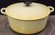 Le Creuset #28 Dutch Oven 7.25 Qts. Yellow Round Withlid Cast Iron Jh1