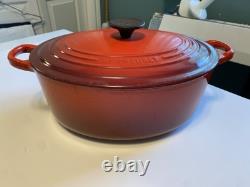 Le Creuset #29 Cherry Rd 4 qt. Dutch oven