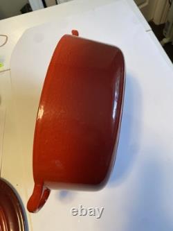Le Creuset #29 Cherry Rd 4 qt. Dutch oven