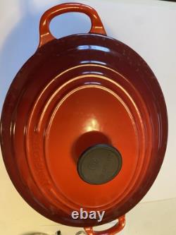 Le Creuset #29 Cherry Rd 4 qt. Dutch oven