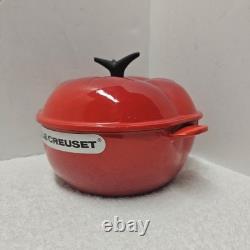 Le Creuset 2.25 Qt Tomato Cocotte Red Cast Iron Dutch Oven NEW No Box Rare