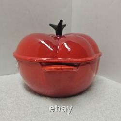 Le Creuset 2.25 Qt Tomato Cocotte Red Cast Iron Dutch Oven NEW No Box Rare