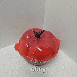 Le Creuset 2.25 Qt Tomato Cocotte Red Cast Iron Dutch Oven NEW No Box Rare