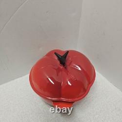 Le Creuset 2.25 Qt Tomato Cocotte Red Cast Iron Dutch Oven NEW No Box Rare