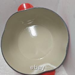 Le Creuset 2.25 Qt Tomato Cocotte Red Cast Iron Dutch Oven NEW No Box Rare