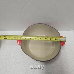 Le Creuset 2.25 Qt Tomato Cocotte Red Cast Iron Dutch Oven NEW No Box Rare