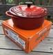 Le Creuset 2.75qt Enameled Cast Iron Round Casserole Dutch Oven 22 Cerise Cherry