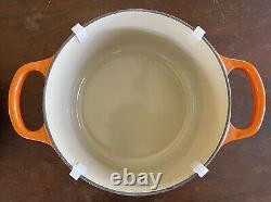 Le Creuset 2qt Dutch Oven Pot With Lid Brand New Classic Flame Orange