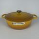 Le Creuset #30 Cast Iron Signature Round Wide Dutch Oven 6.75 Qt Nectar Nwob