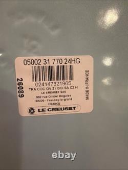 Le Creuset 31 Cast Iron Enamel Dutch Oven RARE SKY BLUE