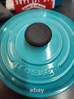 Le Creuset 4.5 Qt. Round Cast Iron Dutch Oven Teal