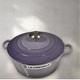 Le Creuset 5.5 Qt Round Dutch Oven Provence Bluebell Cast Iron France #26 New Lc