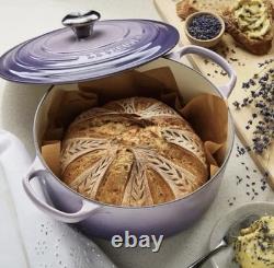 Le Creuset 5.5 Qt Round Dutch Oven Provence Bluebell Cast Iron France #26 NEW LC