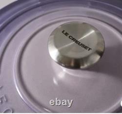 Le Creuset 5.5 Qt Round Dutch Oven Provence Bluebell Cast Iron France #26 NEW LC