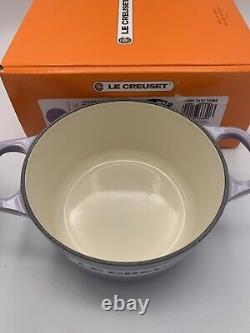 Le Creuset BLUE BELL Round Dutch Oven, Bear Knob, Cast Iron, 5.5, 1 Qt, With Box